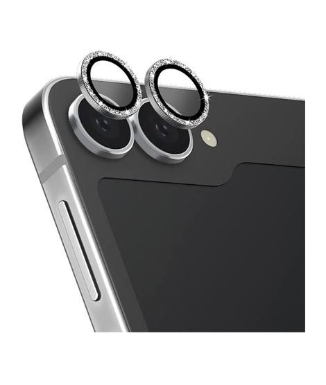 iShopping - Uniq Optix Aluminium Camera Lens Protector For Samsung Galaxy Flip 6 Shimmer White