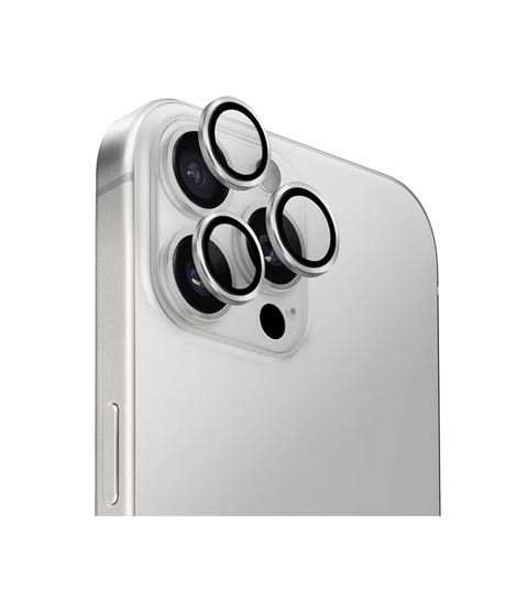 iShopping - Uniq Optix Aluminium Camera Lens Protector For iPhone 16 Pro and 16 Pro Max Grey