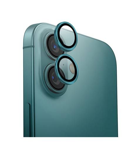 iShopping - Uniq Optix Aluminium Camera Lens Protector For iPhone 16 and 16 Plus - Emerald