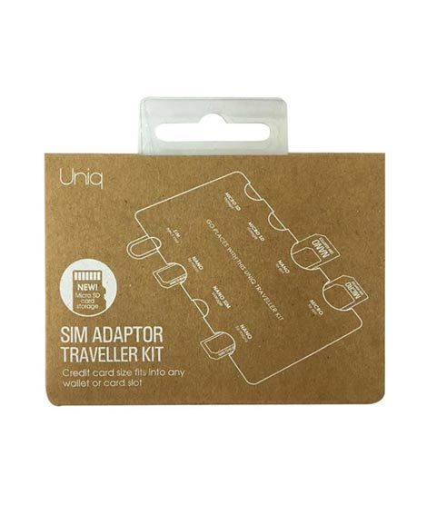 iShopping - Uniq 7 In 1 Sim Adaptor Traveler Kit