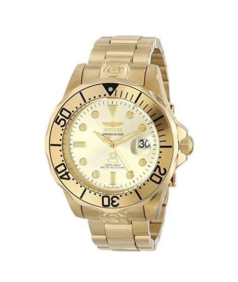 iShopping - Invicta Grand Diver Men's Watch Gold (3051)