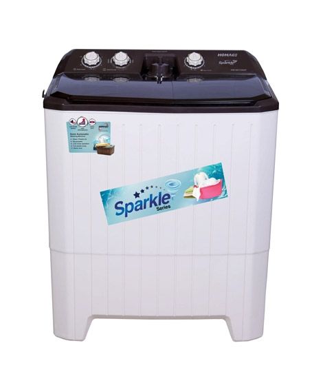 iShopping - Homage Sparkle Top Load Semi Automatic Washing Machine Ivory Brown 11Kg (HW-49112)