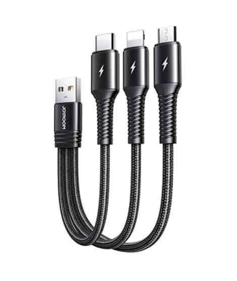 iShopping - Joyroom  3 in 1 Super Fast Charging Cable 1.2m Black (S-1260G5)