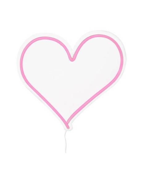 iShopping - Premier Home Neon LED Heart Light - Pink (2502195)