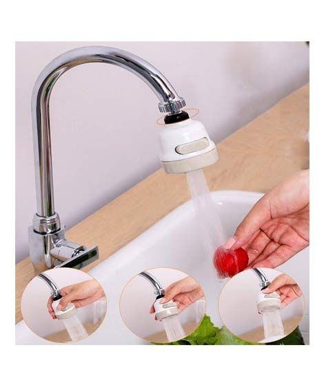 iShopping - KarachiShopPk Adjustable Water Tap 360°Rotatable Nozzle 