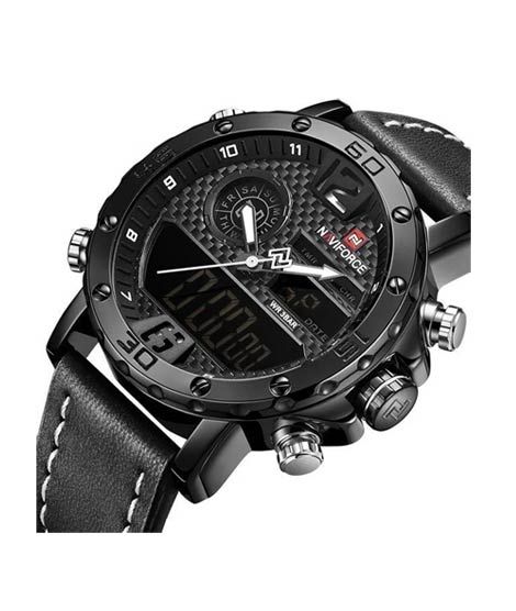 iShopping - Naviforce Digital Analogue Edition Men's Watch Black (NF-9134-2)