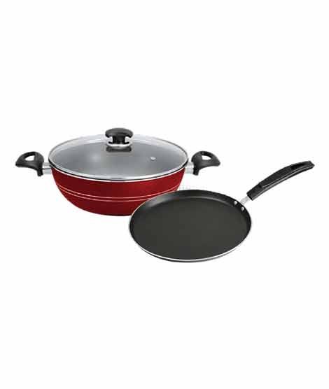 iShopping - king Bazar Nonstick 28cm Wok With 30cm Fry Pan