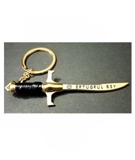 iShopping - Kings Ertugrul Printed Metallic Sword Keychain (0192)