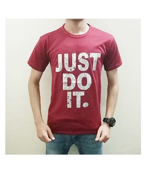 iShopping - Kings Just Do It R-Neck T Shirt For Men Maroon