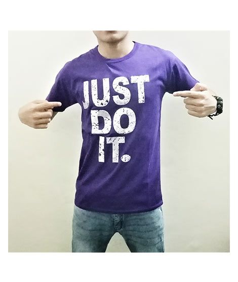 iShopping - Kings Just Do It R-Neck T Shirt For Men Purple