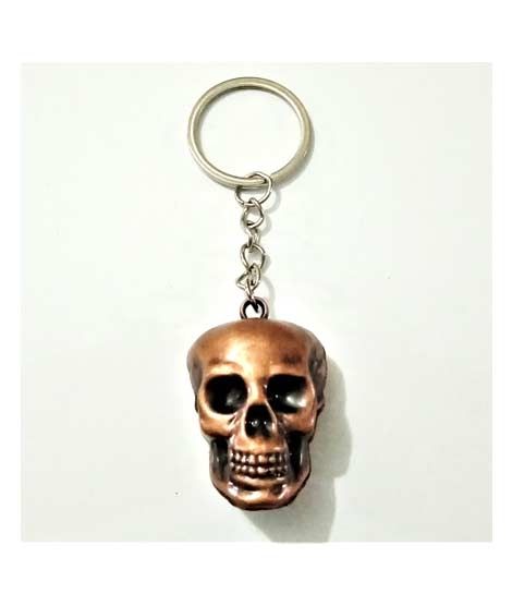iShopping - Kings Metallic Skull Keychain Bronze (0300)