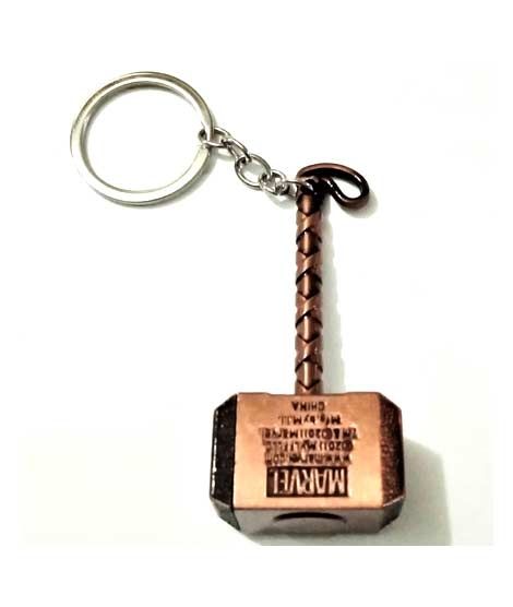 iShopping - Kings Metallic Thor Hammer Keychain Bronze (0311)