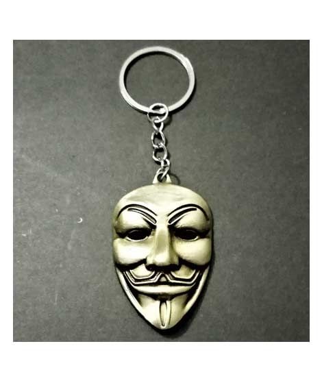 iShopping - Kings Metallic Vendetta Logo Keychain Golden (0302)