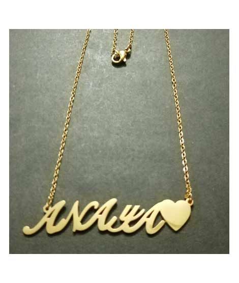 iShopping - Kings Stainless Steel Anaya Name Locket (0362)