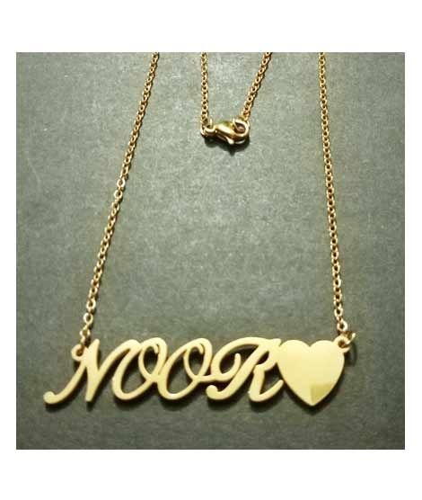 iShopping - Kings Stainless Steel Noor Name Locket (0347)