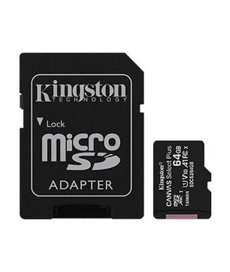 iShopping - Kingston Canvas Select Plus 64GB Micro SD Card (SDCS2/64GB)