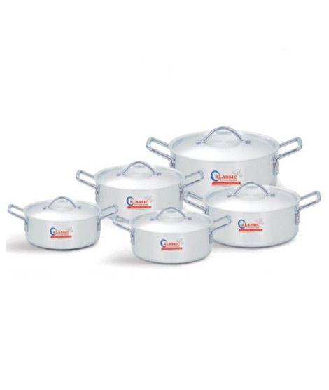 iShopping - Klassic Metal Finish Fish Pots - 10 Pieces