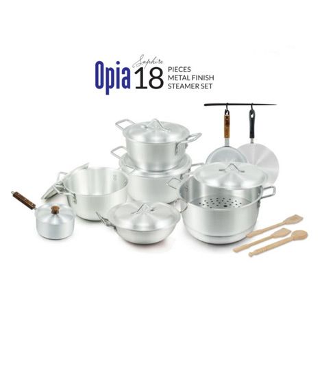iShopping - Klassic Metal Finish Cookware Gift Set - 18 Pieces
