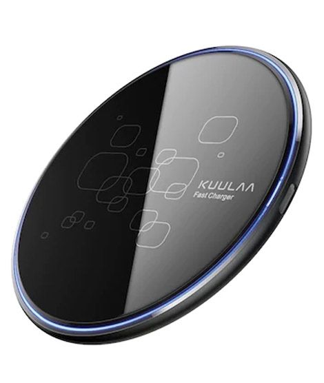 iShopping - Kuulaa 15W Qi Wireless Fast Charger Black