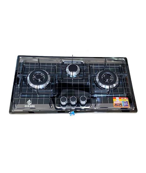 iShopping - 3 Burners Square Design LPG Gas Hob