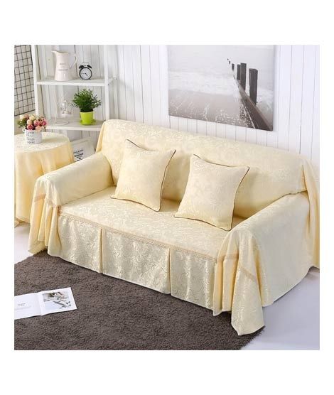 iShopping - Maguari 5 Seater Sofa Couch Cover Protector Beige