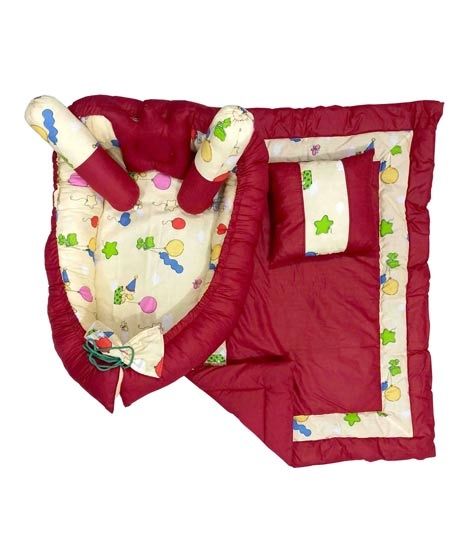 iShopping - Maguari Baby Bed Set 6 Pcs Maroon (0545)