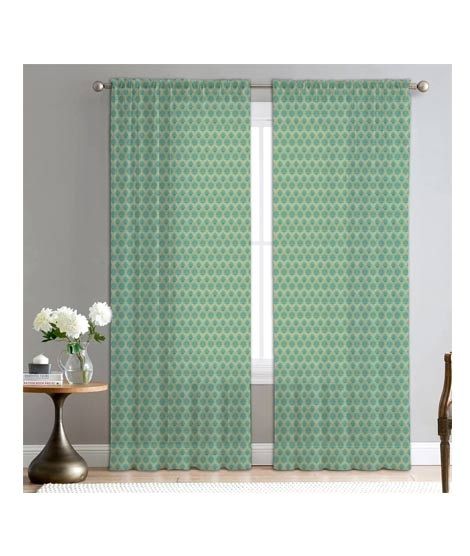 iShopping - Maguari Banarsi Net Curtain Green