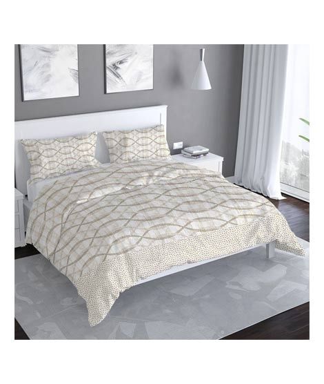 iShopping - Maguari Chain Design Double Bed Beige (0367)