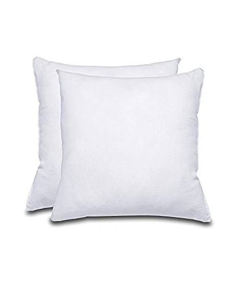 iShopping - Maguari Filled Plain Cushions 2 Pcs White