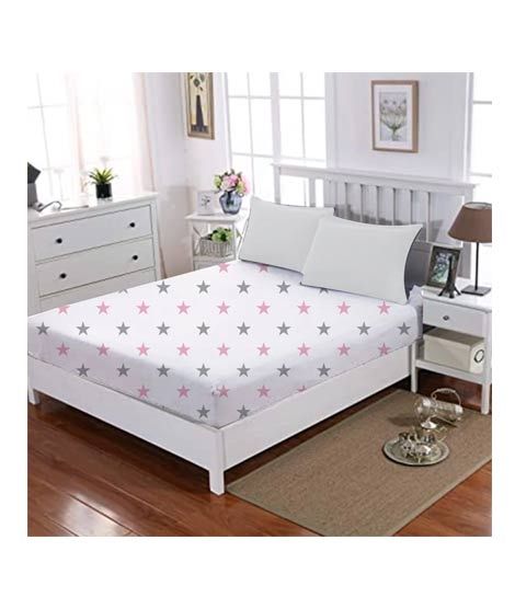 iShopping - Maguari Jersey Mattress Fitted Single Bed Sheet White (0436)