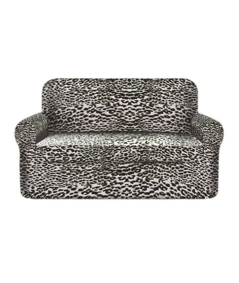 iShopping - Maguari Printed Jersey 7 Seater Sofa Cover Cheeta Print