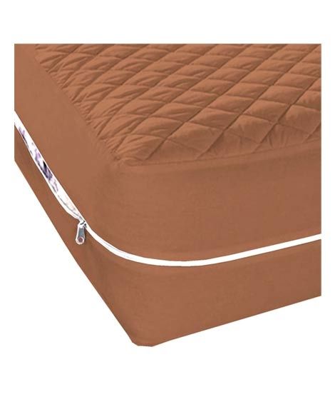 iShopping - Maguari Single Zipper Mattress Cover Brown