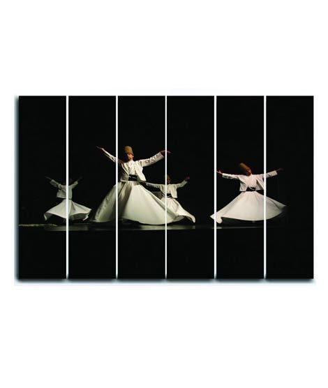 iShopping - Maguari Sufi Canvas Medium Wall Frame 6 Pcs (0695)