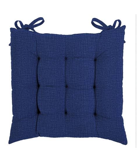 iShopping - Maguari Supreme Quality Chair Cushion Pad Navy Blue