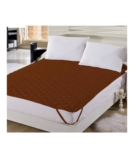 iShopping - Maguari Double Mattress Pad Topper Brown