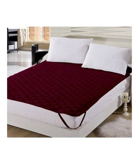 iShopping - Maguari Double Mattress Pad Topper Maroon