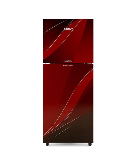 iShopping - Orient Marvel 330 Freezer-On-Top Inverter Refrigerator 12 Cu. Ft Red Blaze