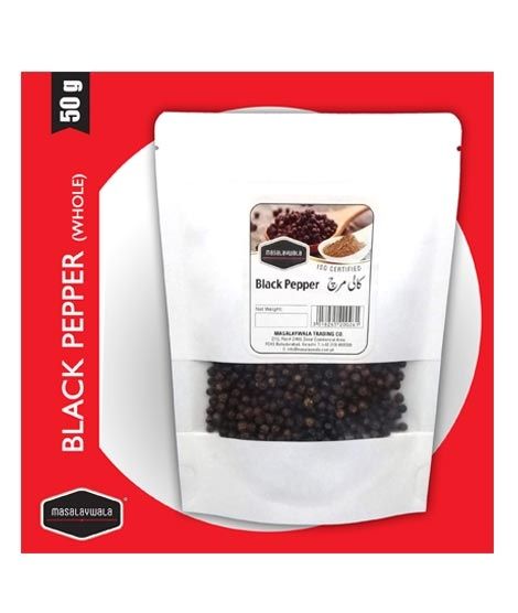 iShopping - Masalaywala Black Pepper Sabit/Whole 50gm