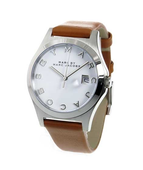 iShopping - Marc Jacobs Leather Women’s Watch Brown (MBM1356)