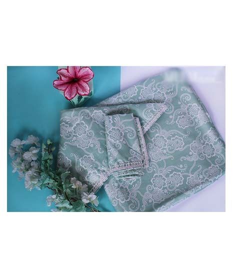 iShopping - Meem Ensemble Mint Florence Bed Sheet With 2 Pillowcase