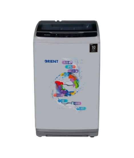 iShopping - Orient Twister 1150 Top Load Fully Automatic Washing Machine 10 Kg Metallic Silver