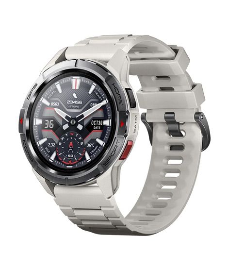 iShopping - Mibro GS Active Smart Watch with Dual Straps-White