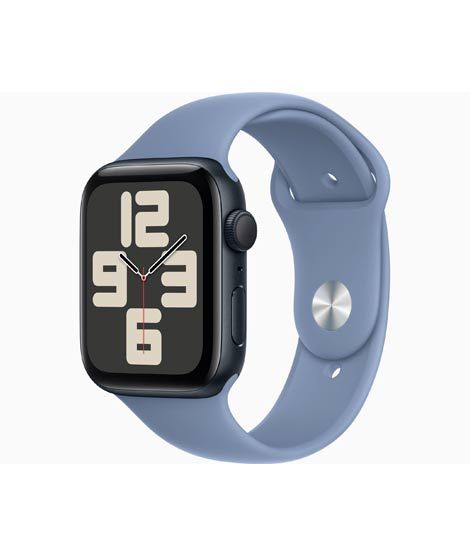 iShopping - Apple Watch SE 2023 Midnight Aluminum Case With Sport Band-Winter Blue-44mm-GPS