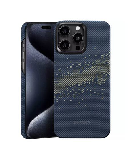 iShopping - Pitaka StarPeak MagEZ Case For iPhone 15 Pro - Milky Way Galaxy