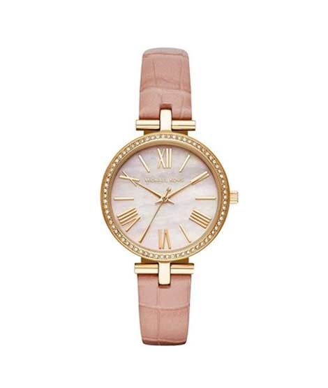 iShopping - Michael Kors Leather Women’s Watch Pink (MK2790)