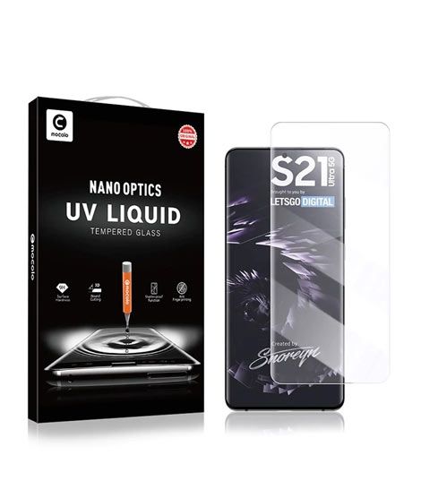 iShopping - Mocolo UV Glass Protector With UV Light For Galaxy S21 Plus