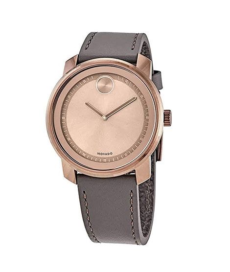 iShopping - Movado Bold Leather Men's Watch Gray (3600672)