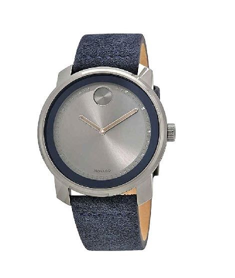 iShopping - Movado Bold Stainless Steel Men's Watch Blue (3600454)