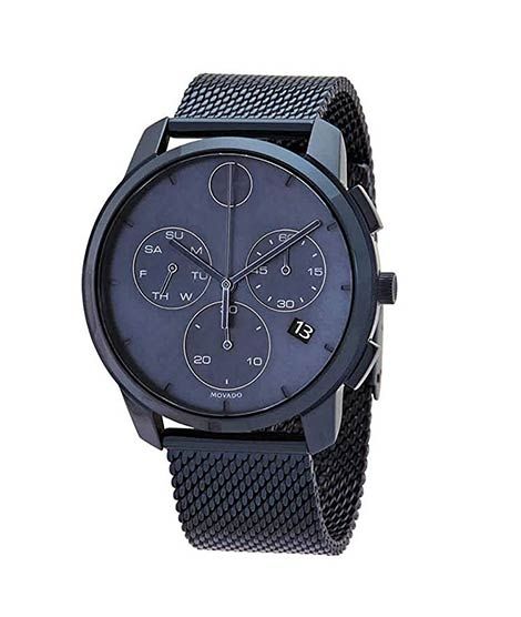 iShopping - Movado Bold Thin Chronograph Men's Watch Blue (3600633)