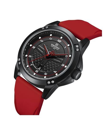 iShopping - Naviforce Date Edition Watch For Men - Red (NF-8031-2)